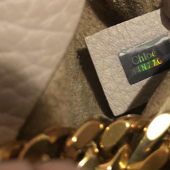 Chloe Natural Hayley leather / Suede Shoulder Bag - Picture 4 of 8